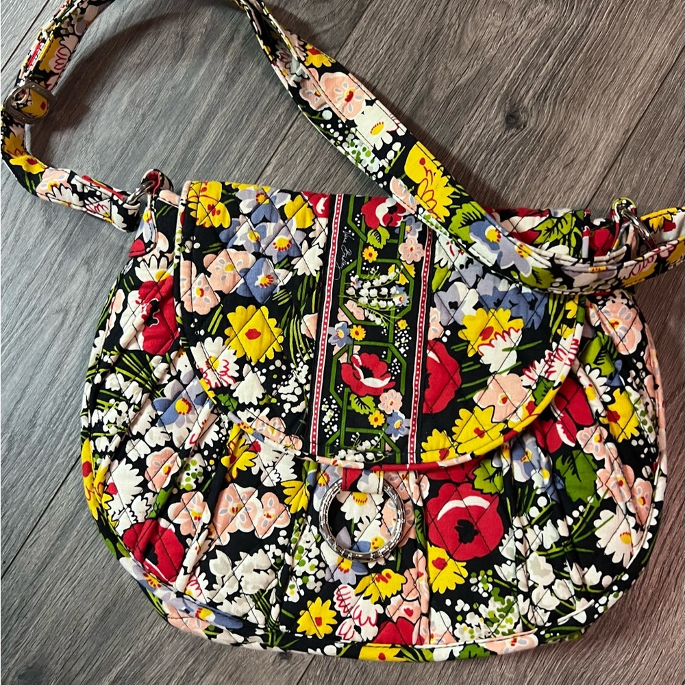 Vera Bradley SaddleUp crossbody Poppy Fields